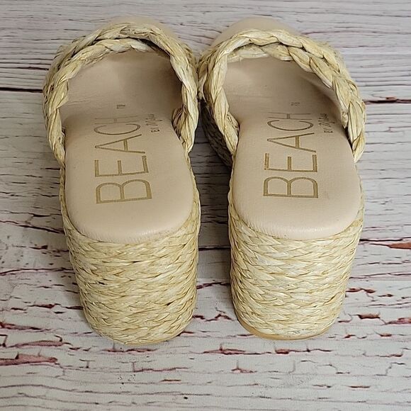 MATISSE Walk the Pier Natural Jute Sandal Size 7 - Picture 7 of 8